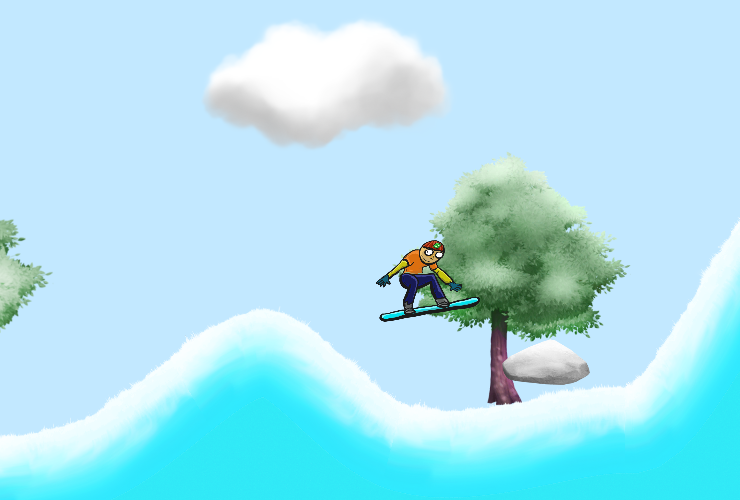 Snow Boarder Game Demo Image